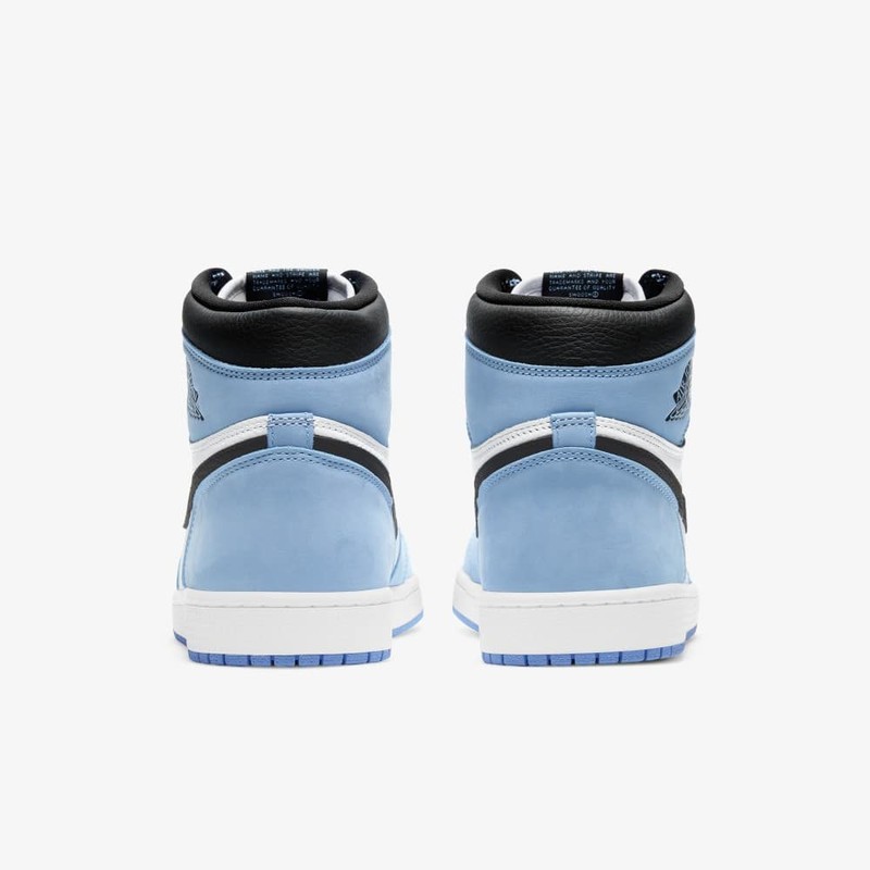 Baby blue and black jordan 1 online